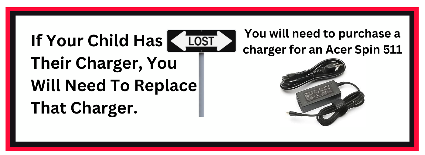 Instructions for Replacing a Lost Chromebook Charger